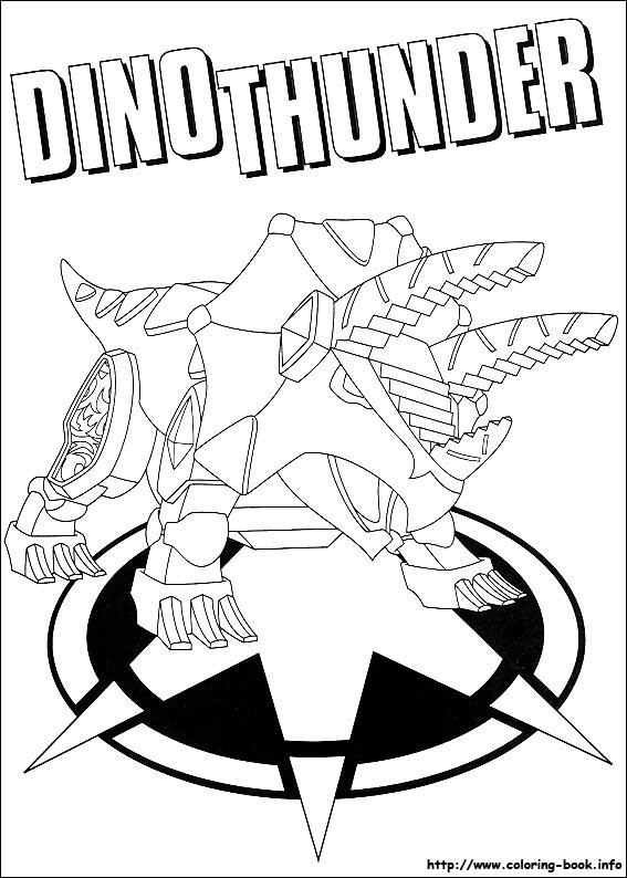 Power Rangers coloring picture